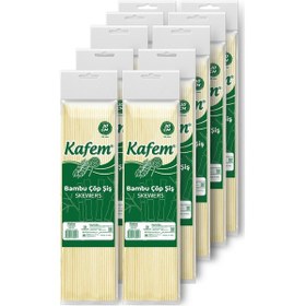 Resim Kafem Bambu Çöp Şiş 30 cm 100 Lü X 10 Paket 