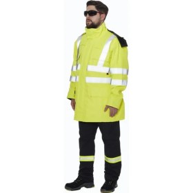 Resim Pro Jacket Itfayeci Alev Almaz Petro Kimya Yağmurluk 