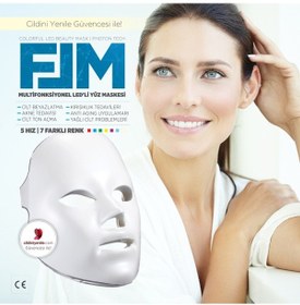 Resim 7 Işikli Mültifonksiyonel Led'Li Cilt Bakım Maskesi Led Maske 