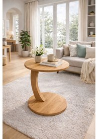 Resim Dolunay Yan Sehpa C Sehpa Atlantık Çam Atlantik Çam 