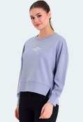 Resim VITAL Oversize Kadın Sweatshirt Lila 