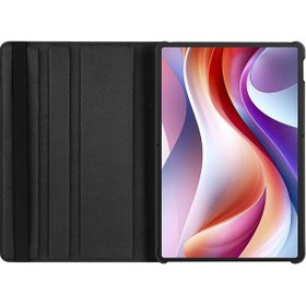 Resim Lenovo Tab M11 Tb-330fu Uyumlu Kılıf Dönebilen Standlı Tablet Kılıfı 