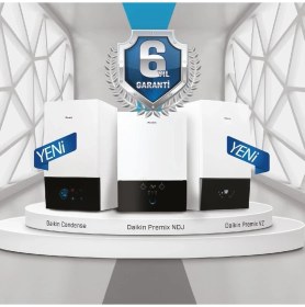 Resim Daikin Premix Vz 24 Kw Tam Yoğuşmalı Kombi Hermetik Baca Tipi ile Verimli Isıtma 