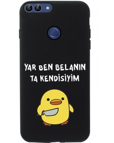 Resim mooodcase Huawei Psmart 2018 Katil Civciv Desenli Premium Silikonlu Telefon Kılıfı 