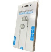 Resim Syrox K17 Kulakiçi Kulaklık Mikrofonlu, 3.5mm Jaklı 
