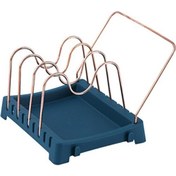 Resim Three Beans Pan Pot Organizatör Tutucu Kesme Tahtası Pan Pot Kapak Ayarlanabilir Raf Mutfak Tencere Kaşık Spatula Depolama Raf | Raflar ve tutucular (Yurt Dışından) 