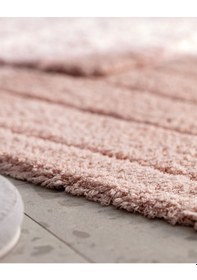 Resim Madame Coco Serre 2'li Pamuklu Banyo Paspası - Pudra 8684427185186 Pudra 