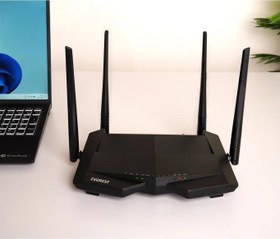 Resim Everest SG-V1200 Dualband Wi-Fi Gigabit VDSL2/ADSL2 Antenli Kablosuz Modem 
