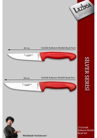 Resim Silver Serisi 2 Li Günlük Kullanım Mutfak Bıçak Seti Mtf-221 