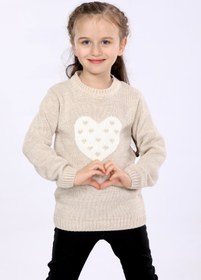 Resim Cloudy Kids Kız Çocuk Regular Fit Basic Triko Kazak 