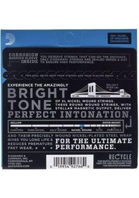 Resim D'addario Exl120-7 Xl Nickel Serisi Elektro Gitar Tel Seti Super Light - 09-54 - 7 Telli 