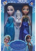 Resim Korps Disney Frozen Karlar Ülkesi Elsa+Anna+Olaf 3'Lü Oyuncak Bebek 