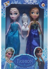 Resim Korps Disney Frozen Karlar Ülkesi Elsa+Anna+Olaf 3'Lü Oyuncak Bebek 