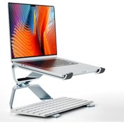 Resim iDock N61 Alüminyum Açı Ayarlı Macbook Laptop Bilgisayar Standı 