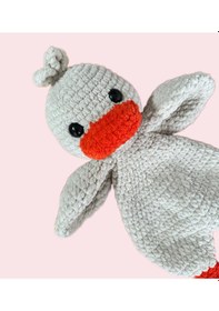 Resim Byehandmade Amigurumi Uyku Arkadaşı Ördek Oyuncak 
