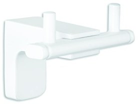 Resim T-May Banyo Premium İkili Bornoz Askılık Beyaz 71023-3 