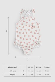 Resim Askılı UV Korumalı Pembe Cosmos Bebek Mayo - Pembe Cosmos / 1-2 Yaş 