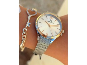 Resim Daniel Klein DK.FT.1.340 Daniel Klein Çelik Kordon 30 mt Suya Dayanıklı Yeni Sezon Şık Tasarım Bayan Kol Saati 