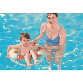 Resim Deniz Yaşamı Desenli Çocuk Simit 61cm Çok Renkli 