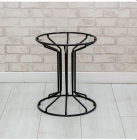 Resim Metal Sehpa Ayağı Renk Siyah K0357 