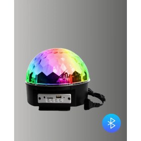 Resim Uzaktan Kumandalı Rgb LED Disko Topu Bluetooth Hoparlörlü 