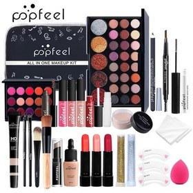 Resim Popfeel Kadınlar İçin Hepsi Bir Arada Makyaj Seti Tam Set Seti, Hepsi Bir Arada Kıt004 Dark Topaz 
