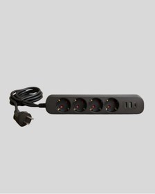 Resim renklime BFS Akıllı Akım Dengelemeli 4’lü Çoklu Priz Type-C ve USB Çıkışlı 