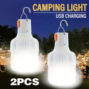 Resim 2 adet LiHangStar USB Şarj Edilebilir LED Fenerler - Taşınabilir, Yüksek Parlaklıkta Gece Işıkları Kancalı, 3 Aydınlatma Modu (Flaş, Parlaklık Ayarlanabilir, %100 Parlaklık), Kamp, Balıkçılık, Acil Durumlar için İdeal, Şarj Edilebilir Fener 