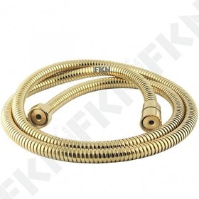 Resim Fkn Banyo Duş Altın Spiral Hortumu 