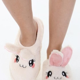 Resim Beyond Kadın Krem Rabbit Yumuşak Tüylü Gondol Ev Terliği 3cm BYNDFKB01 - KREM / 