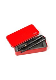 Resim Lamy 2li Safari Mat Siyah Dolma&roller Kalem Atatürk İmzalı Kırmı Standart 