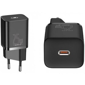 Resim Baseus Type-C 25 Watt Hızlı Şarj Aleti Siyah 