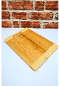 Resim Bambu Mini Boy Kesme Tahtası 20 Cm X 30 Cm Kahverengi 