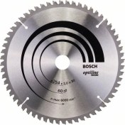 Resim Bosch - Optiline Serisi Ahşap İçin Daire Testere Bıçağı - 254 X 30 X 2,0 Mm, 60 Diş 