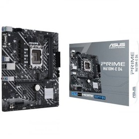 Resim ASUS Prime H610M-E D4 CSM 1700LGA DP+HDMI+VGA 