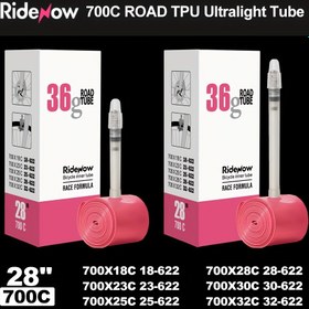 Resim Ridenow 700C 36g Hafif TPU Yol Bisikleti Tüpü - Yüksek Basınç Dayanımı, Delinme Dayanımı, Kolay Şişme ve Deflasyon, Pürüzsüz Bisiklet Deneyimi için Geliştirilmiş Güvenlik, Yol Bisikleti Tüpleri, Pürüzsüz Bisiklet Deneyimi, Şık Tüp Tasarımı, Dayanıklı Tüp 
