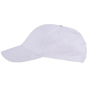 Resim Perlotus Düz Renk Spor Beyzbol Kep Pamuklu Şapka Beyaz 