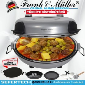 Resim Frank & Müller Germany | Taş Fırın | Gri GRİLL , LAHMACUN ve PİZZA MAKİNESİ 