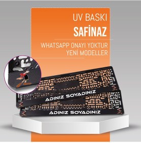 Resim Safinaz Plakalık, 2 Adet Premium Uv Baskı, Plakalıkhane 