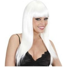 Resim Uzun Peruk Saç - Beyaz 