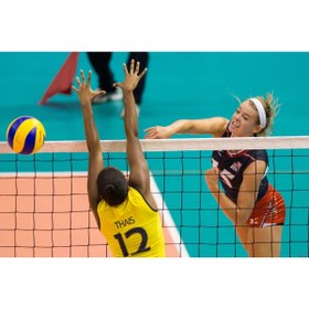 Resim Attiba Kapali Saha - Okul - Voleybol Mac Filesi_profesyonel Indoors Voleybol Filesi. Marka 
