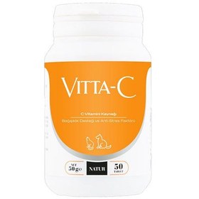Resim Natur Vitta-C Kedi ve Köpekler İçin C Vitamini 50 Gr ( 50 Tab. ) 