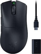 Resim Razer DeathAdder V3 Pro + Razer HyperPolling Kablosuz Adaptör - Ultra Hafif Kablosuz Ergonomik Esports Mous (63g, Focus Pro 30K Optik Sensör, Optik Fare Anahtarları Gen-3) Siyah 