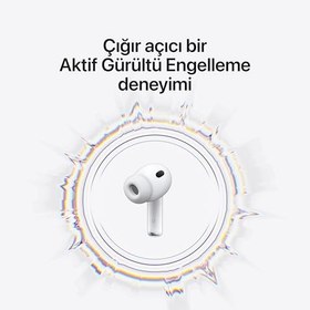 Resim Apple AirPods Pro 3 Kablosuz Kulaklık, Aktif Gürültü Engelleme, Kalp Atış Hızı Algılama, Bluetooth Kulaklık, Uzamsal Ses, Yüksek Ses Kalitesi, USB-C ile Şarj 