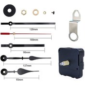 Resim Mufunye 2 Adet Metal Akrep-yelkovan, Kırmızı Saniye İğnesi Ve I-eksenli Yüksek Torklu Kuvars Saat Çekirdeği Tamiri Seti Kutu Paketli 