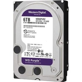 Resim Wd 3.5 Purple 6tb Intellıpower 64MB Sata3 Güvenlik HDD WD63PURZ (7/24) 
