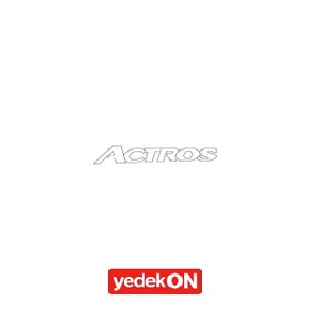 Resim Panjur Yazısı Actros 