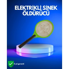 Resim Datatek Pil ile Çalışan Elektrikli Sivrisinek Raketi | Kimyasal Içermeyen Hijyenik Çözüm 