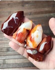 Resim 5 Parça A Kalite Akik Taşı Dekor 5,6 Cm Boy 0 