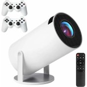 Resim Zengezur 4K Wireless Çift Kollu Kumandalı Oyun Projeksiyonu Retro Video Oyunu 